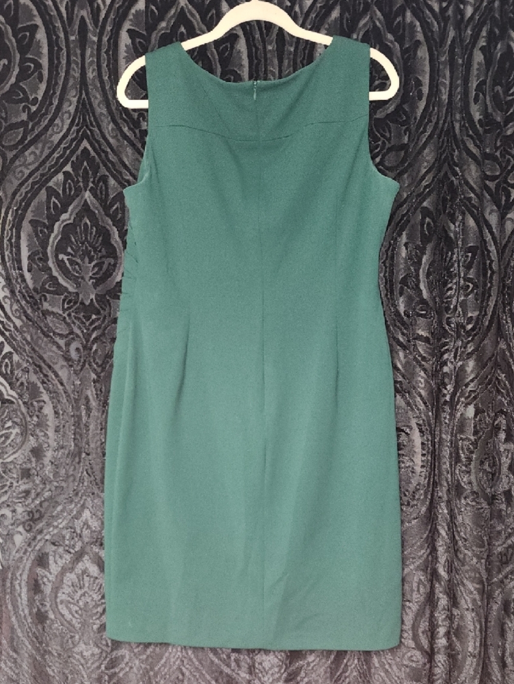 Calvin Klein Emerald Green Sleeveless Sheath Dress - Picture 2 of 6